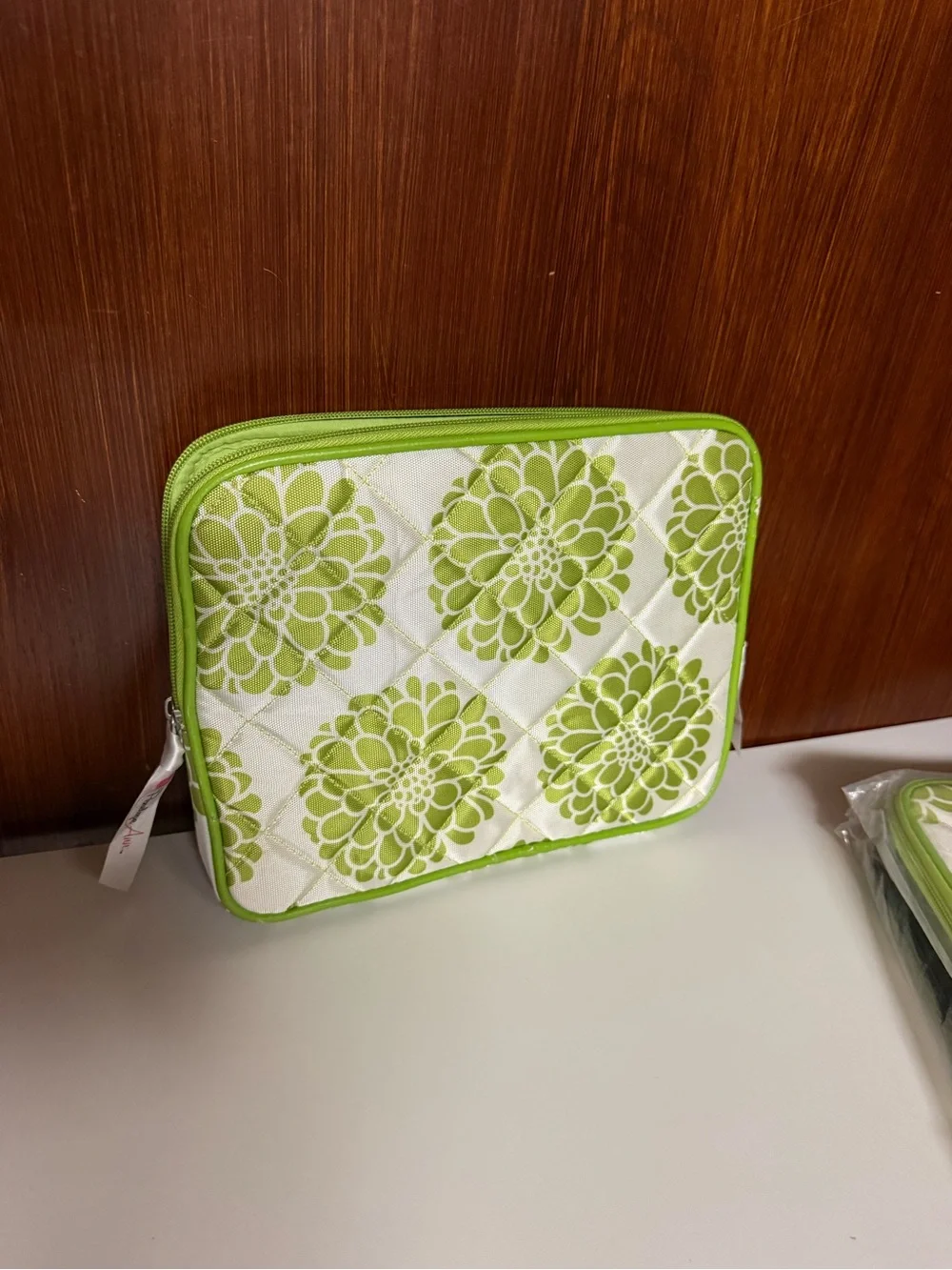 Penelope Ann Sleeve Case for Tablet in Green Floral